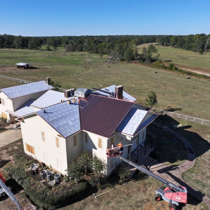 Copper Metal Installation