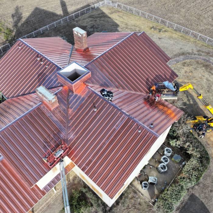 Copper Metal Installation